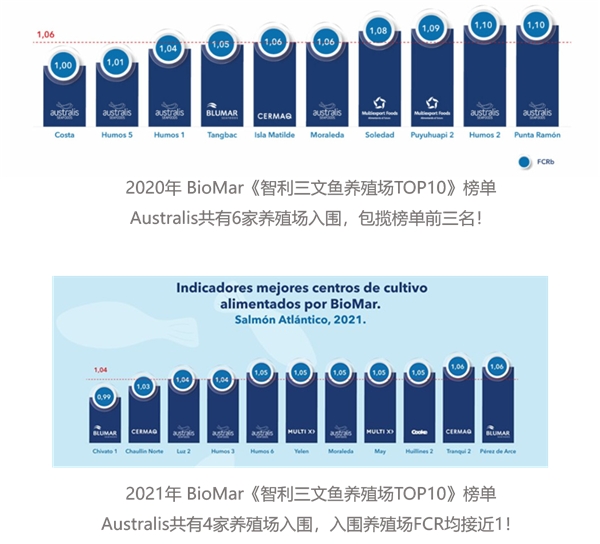 BioMar公布 2022 年度最佳三文鱼养殖场 Australis成最大赢家