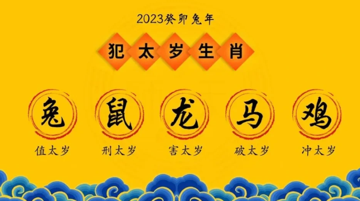 2023年犯太岁的5个属相，2023年什么属相犯太岁？