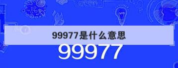 99977是什么意思