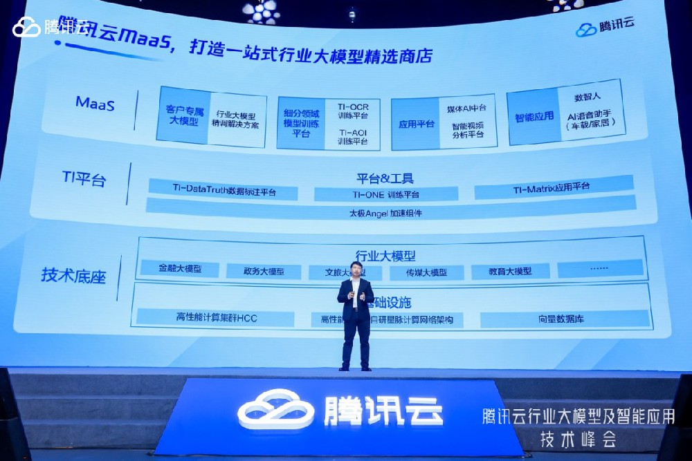 腾讯吴运声：腾讯云MaaS，打造一站式行业大模型精选商店