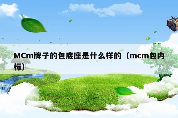 MCm牌子的包底座是什么样的(mcm双肩包4个尺寸大小)