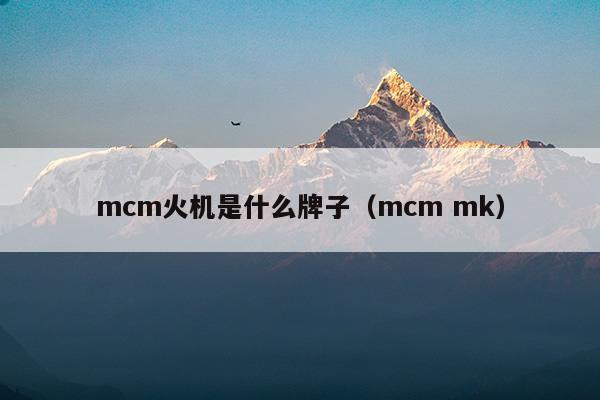 mcm火机是什么牌子(mco打火机)