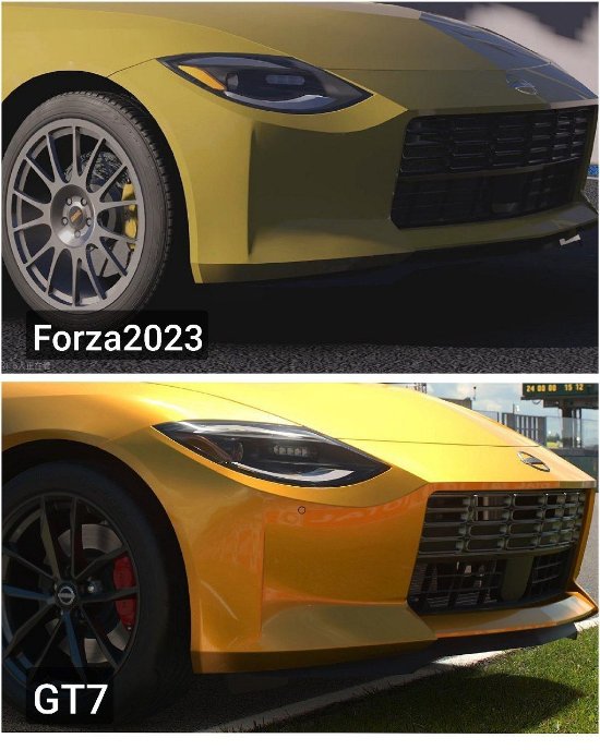 《极限竞速8》vs《GT7》画面对比：后者质感更好