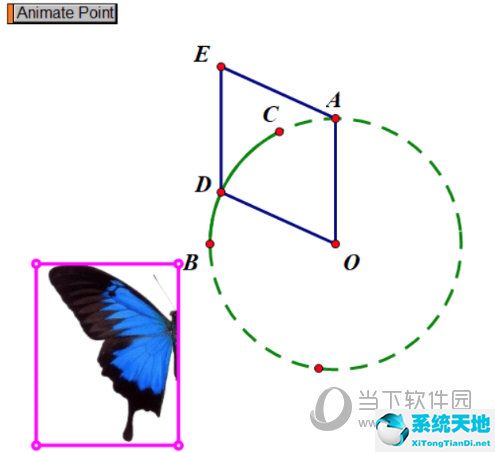 几何画板制作双曲线动画方法(几何画板如何制作旋转动画)