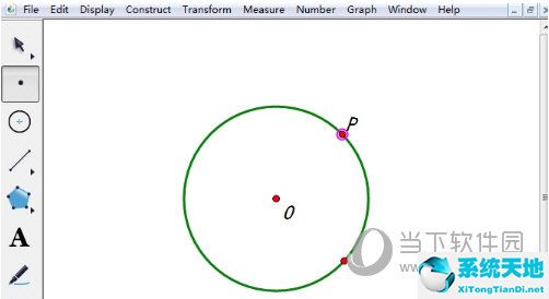 几何画板点在圆上运动(几何画板圆上面怎么画动点)