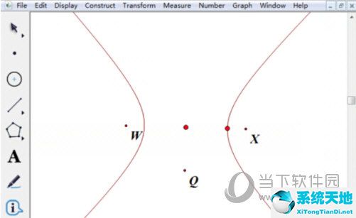 几何画板如何画双曲线 绘制教程介绍图(几何画板绘制双曲线的形成动画)