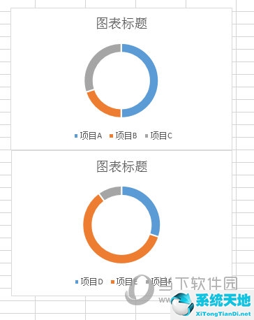 word怎么画双环形图(双圆环图表怎么做)