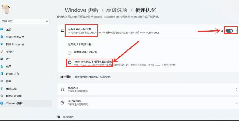 windows10传递优化在哪里