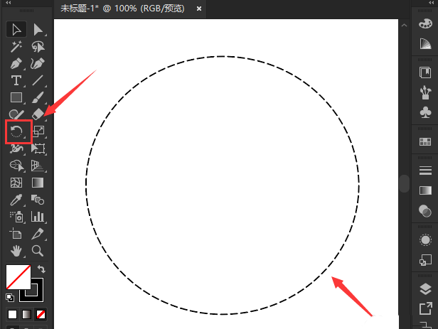 ai如何把虚线改实线