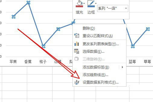 excel中折线图如何设置