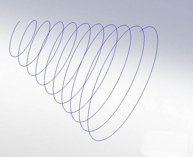 solidworks画螺旋线如何设置起始点