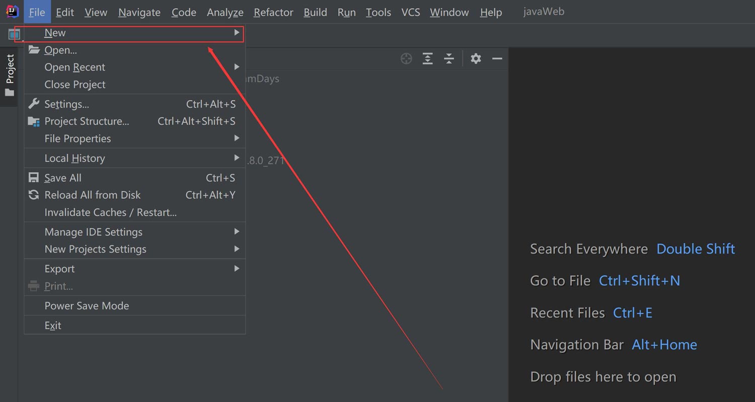 idea创建static web