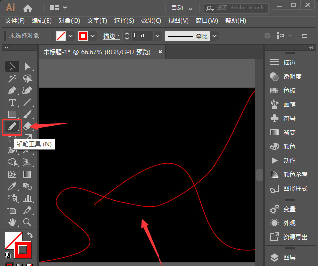 ai怎么制作科技线条效果图