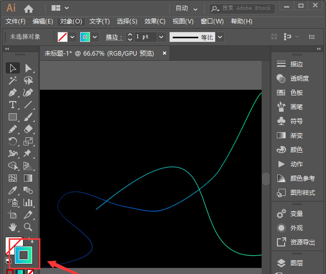 ai怎么制作科技线条效果图