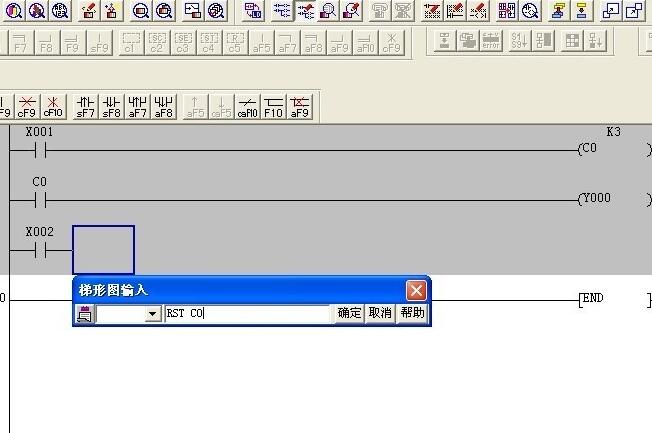 三菱plc怎么用计数指令表示