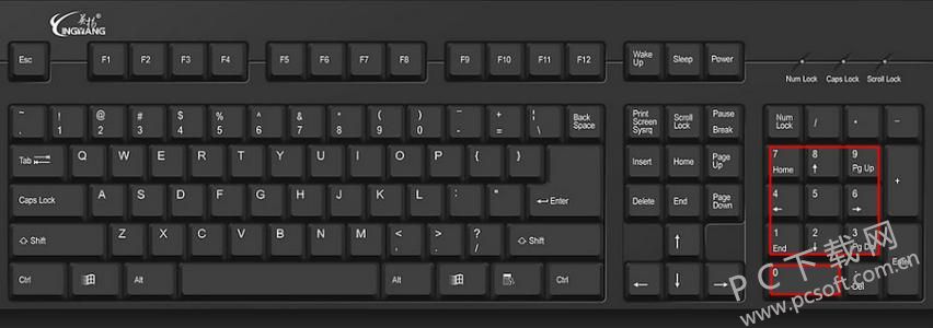 numpad0是哪个键