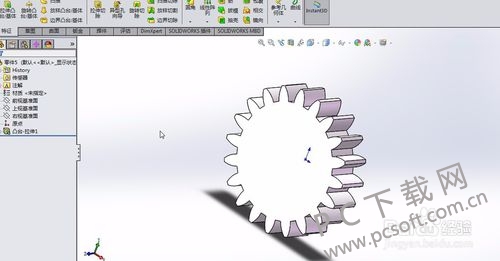 solidworks齿轮怎么画工程图